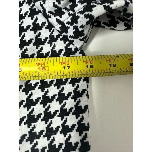 Russel Kemp Houndstooth Blazer Suit Jacket Black White Size S - Picture 7 of 9